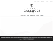 Tablet Screenshot of giannigallucci.com